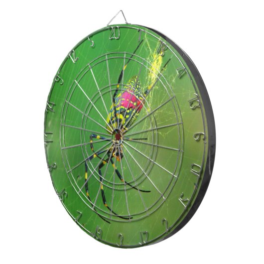 Golden Orb Weaver Spin Dart Board Dartbord (Voorkant Rechts)