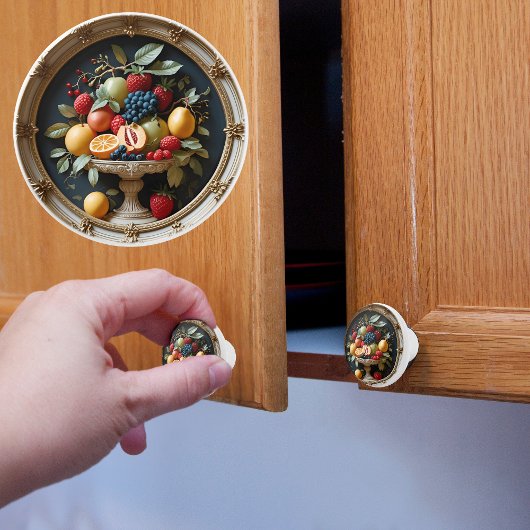 Golden Orchard Keramische Knop