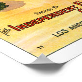 Golden Orchard Los Angeles Fruit Crate Label Poster (Hoek)