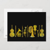 Golden Orchestra Briefkaart (Voorkant / Achterkant)