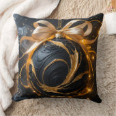 Golden Ornament Glamour Throw Pillow Kussen (Deken)