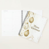 Golden Ornament Kerstfeest Elegant Planner (Display)