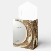 Golden Ornate Favor Box Bedankdoosjes (Geopend)