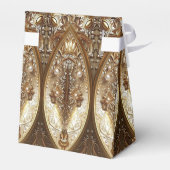 Golden Ornate Favor Box Bedankdoosjes (Achterkant)