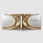Golden Ornate Frame Guest Book Gastenboek (Volledig)