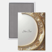 Golden Ornate Frame Magnet (Recto/Verso)