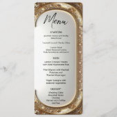 Golden Ornate Frame Menu (Devant)