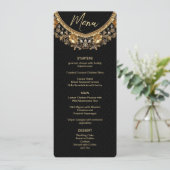 Golden Ornate Frame Menu (Debout devant)