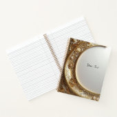 Golden Ornate Frame Notebook Notitieboek (Binnen)