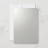 Golden Ornate Frame RSVP Card Kaartje (Achterkant)