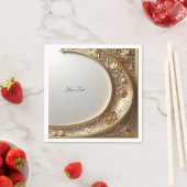 Golden Ornate Frame Servet (Insitu)