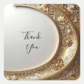 Golden Ornate Frame Sticker (Devant)