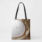 Golden Ornate Frame Tote Bag (Voorkant)