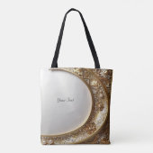 Golden Ornate Frame Tote Bag (Achterkant)