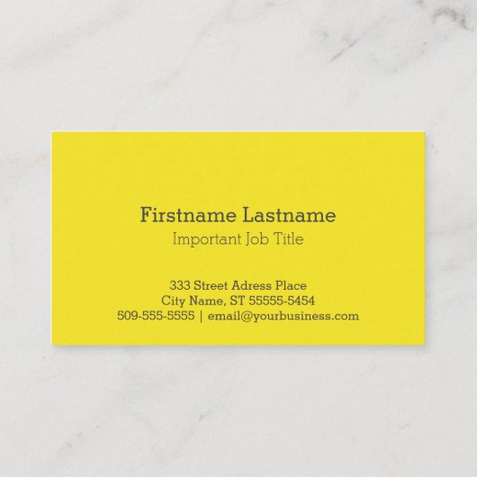 Golden Owl Crest Letterpress Style Visitekaartje (Achterkant)