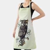 Golden Owl Green Orchids Schort (Insitu)