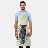 Golden Owl Green Orchids Schort (Gedragen)