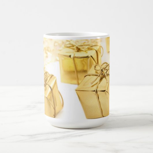Golden Packages Christmas Coffee Mug (Centre)