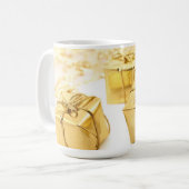 Golden Packages Christmas Coffee Mug (Devant gauche)