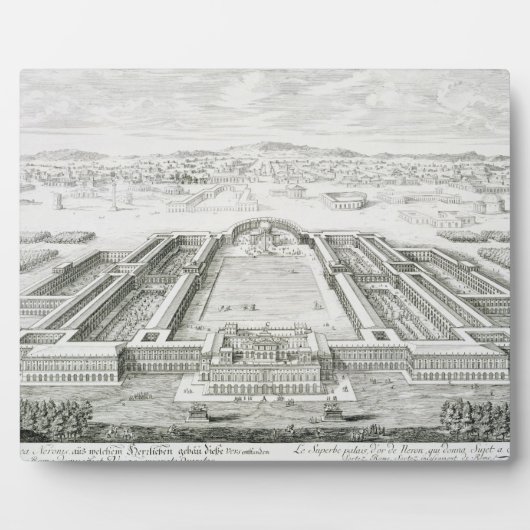 Golden Palace van de keizer Nero (AD 54-68), Rome Fotoplaat (Voorkant)