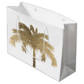 Golden Palm Large Cadeauzakje (Achterkant Gekanteld)