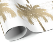 Golden Palm Trees Cadeaupapier (Rol Hoek)
