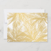 Golden Palms-Logo op White Gift Certificate (Achterkant)