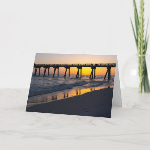 Golden Panama City Beach Sunset Reflections Kaart