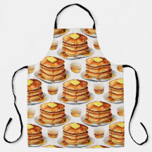 Golden Pancake Morning Waterverf Siroop en boter