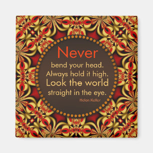 Golden Passion Motivatie Quote Magnet Magneet