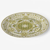 Golden Passover Seder Bord  (Gekanteld)