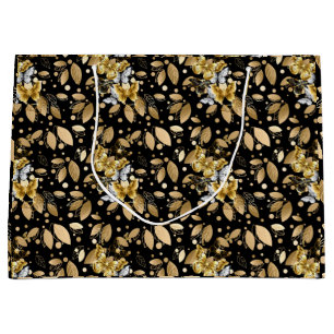 Golden Pattern 06.bw Black BG Groot Cadeauzakje