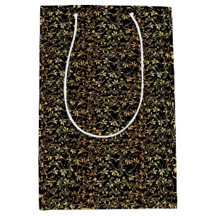 Golden Pattern 08.bw Black BG Medium Cadeauzakje