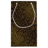 Golden Pattern 09.bw Black BG Klein Cadeauzakje (Achterkant)