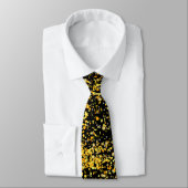 Golden Pattern 11.bw Black BG Stropdas (Gebonden)