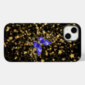 Golden Pattern 14.bw Black BG Case-Mate iPhone Case (Achterkant (horizontaal))