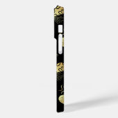 Golden Pattern 16.bw Black BG Case-Mate iPhone Case (Achterkant / Links)