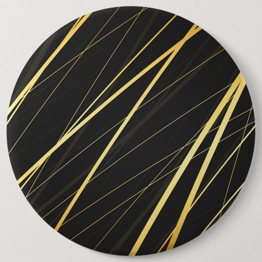 Golden Pattern 1 Ronde Button 6,0 Cm (Voorkant)