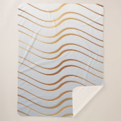 Golden Pattern 3 Sherpa Deken (Voorkant)