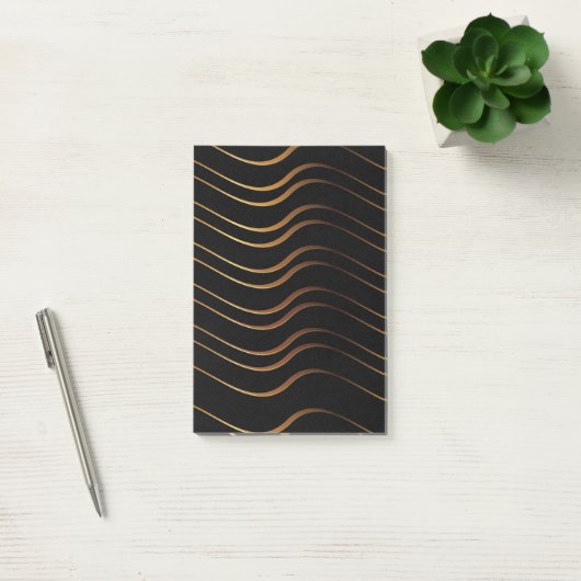Golden Pattern 4 Post-it® Notes (Kantoor)