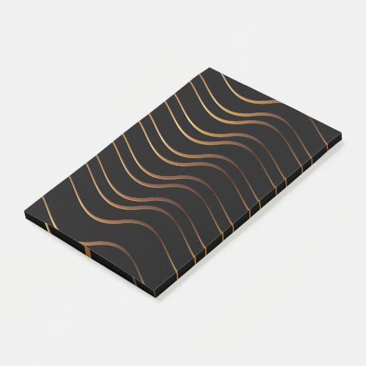 Golden Pattern 4 Post-it® Notes (Schuin)