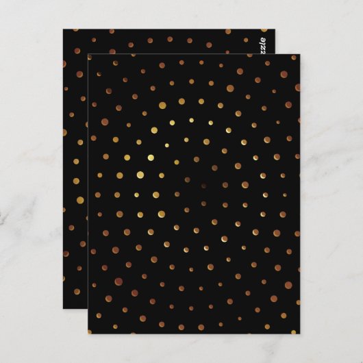 Golden Pattern 6 Briefkaart (Voorkant / Achterkant)