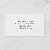 Golden Patterned Visitekaartje (Achterkant)