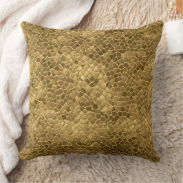 Golden Patterns AI-kunst Kussen