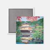 Golden Pavilion Temple - Magnet Magneet (Voorkant / Achterkant)