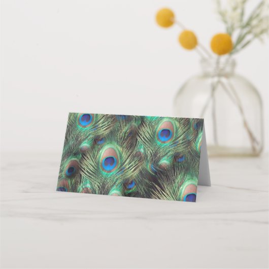 Golden Peacock Feather Wedding (Achterkant)