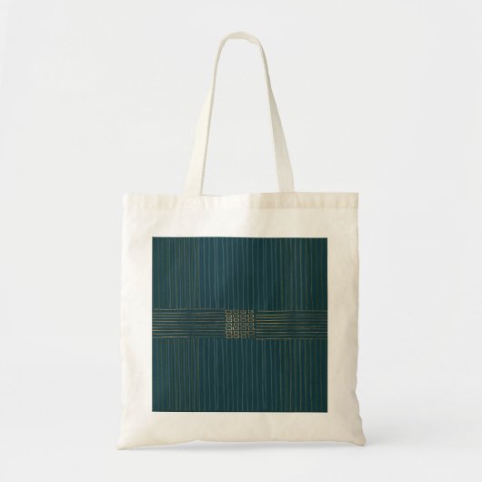 Golden Peacock Tote Bag (Voorkant)