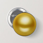 Golden Pearl Ronde Button 5,7 Cm (Voorkant /achterkant)
