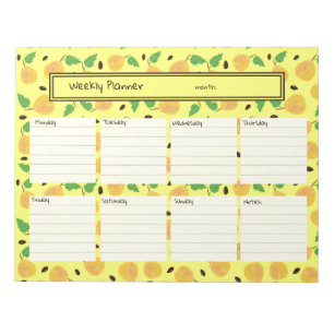 Golden Pears Collectie Geel Helder Planner Notitieblok