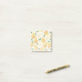 Golden Pears Pattern Post-it® Notes (Op bureau)